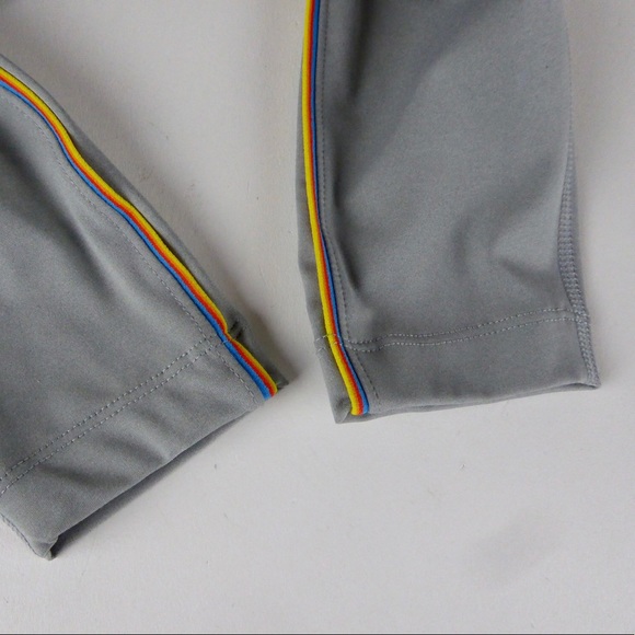 Nike Yoga High Rise Dri-Fit Training Tights Striped Side NWT w Pocket 7/8 Length - Picture 3 of 6